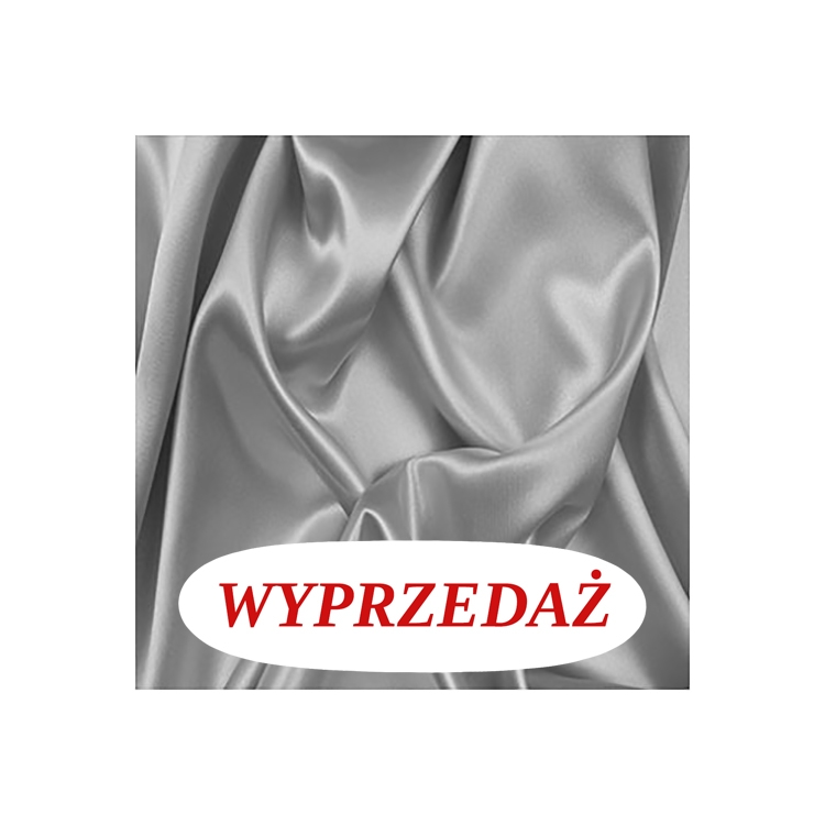 Wyprzedaż prześcieradło Satynowe Atłas bez gumki 220x200- Srebro